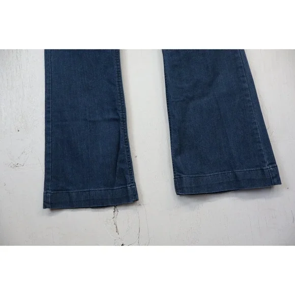 Kimes Ranch Lola Raw Hem Jeans Western Cowgirl Trouser Fit Flare Women's 12X32 - Picture 8 of 9